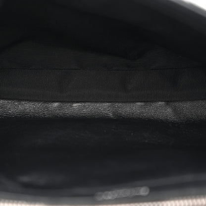 Saint Laurent Sheepskin Matelasse Chevron Monogram Large College Satchel Black 5 of 16