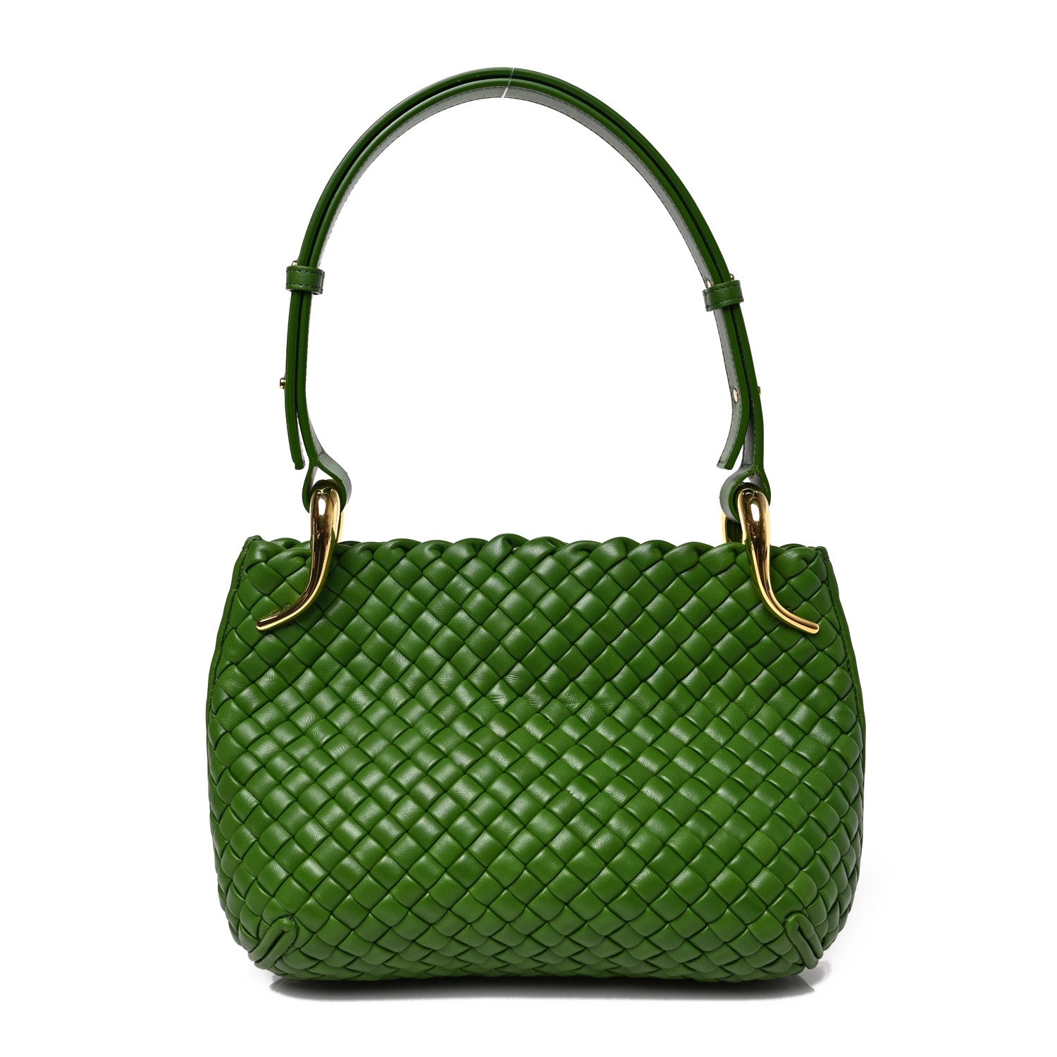 Bottega Veneta Nappa Intrecciato Small Clicker Shoulder Bag Avocado 1 of 8