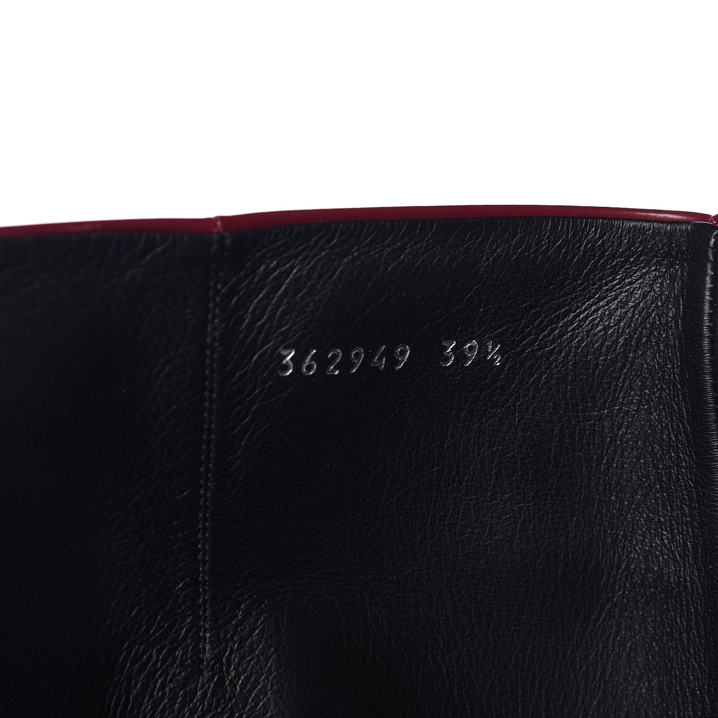 Patent Calfskin Horsebit Boots 39.5 Red