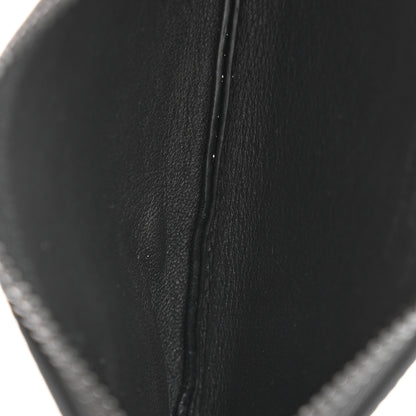 Louis Vuitton Grained Calfskin Aerogram Key Pouch Black 5 of 7