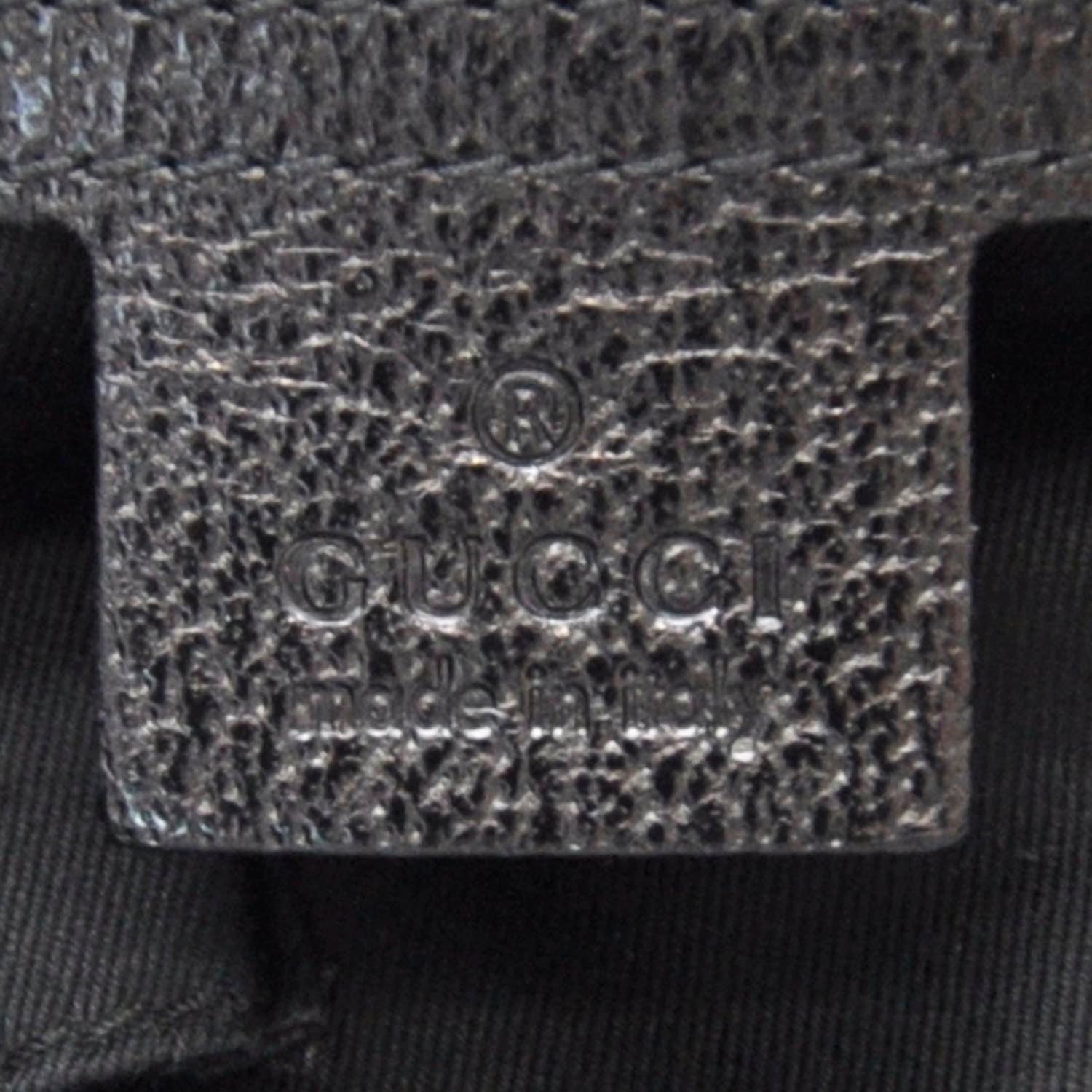Gucci Monogram Horsebit Nail Messenger Black 7 of 10