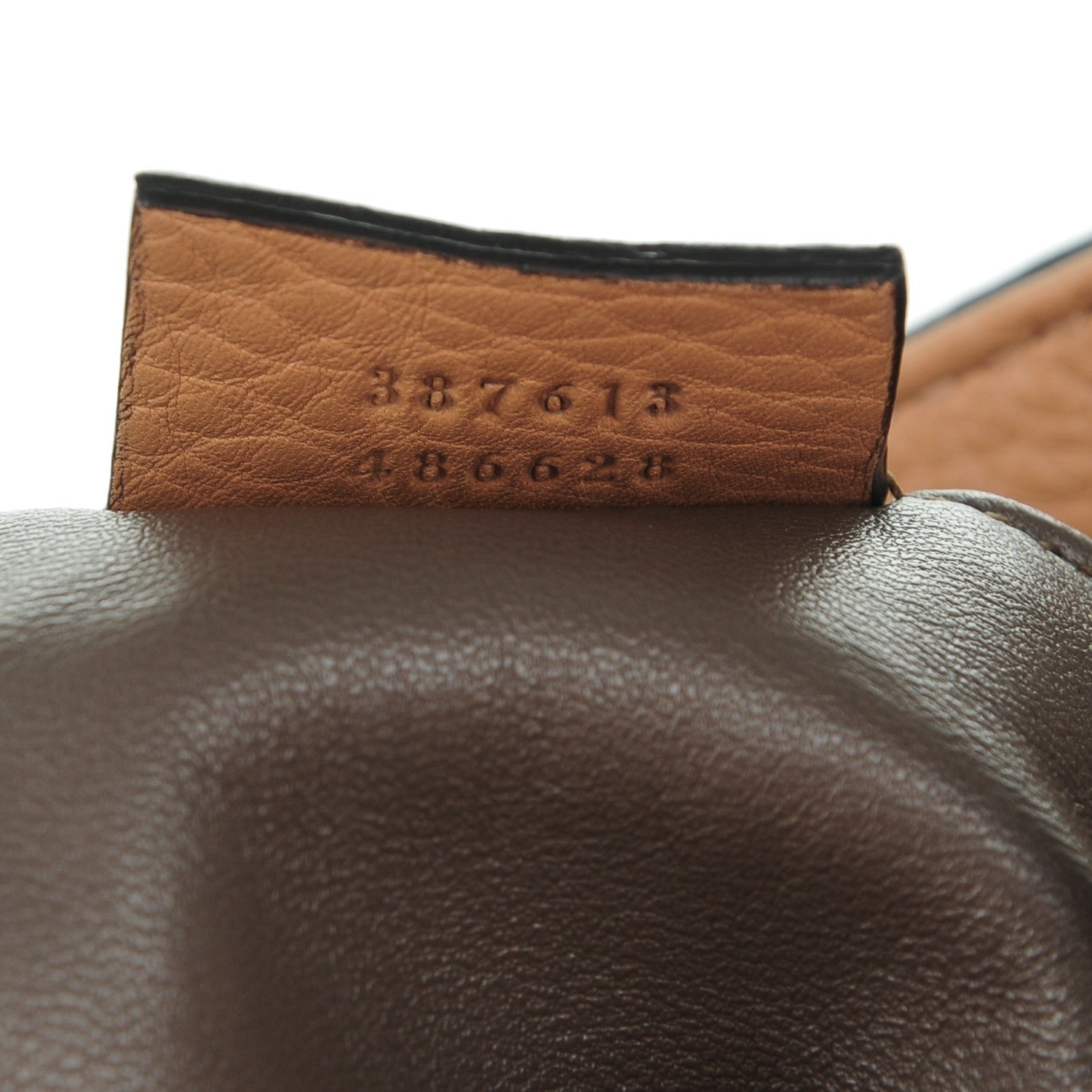 Gucci Pebbled Calfskin Miss Bamboo Bucket Bag Camelia 8 of 8