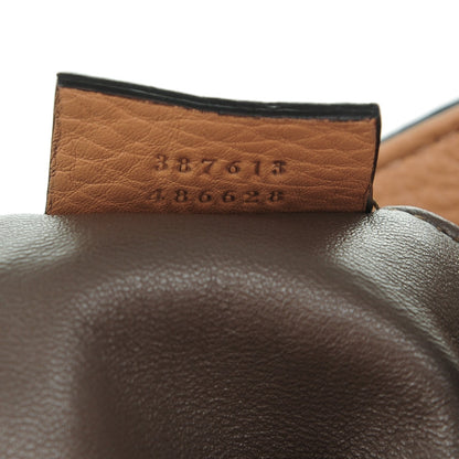 Gucci Pebbled Calfskin Miss Bamboo Bucket Bag Camelia 8 of 8