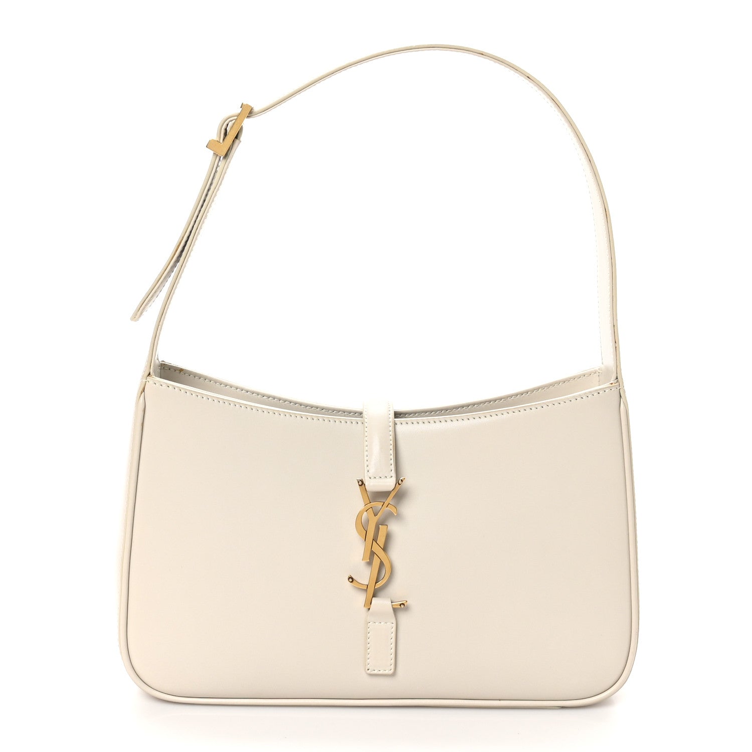 Saint Laurent Smooth Calfskin Le 5 A 7 Hobo Crema Soft 1 of 10