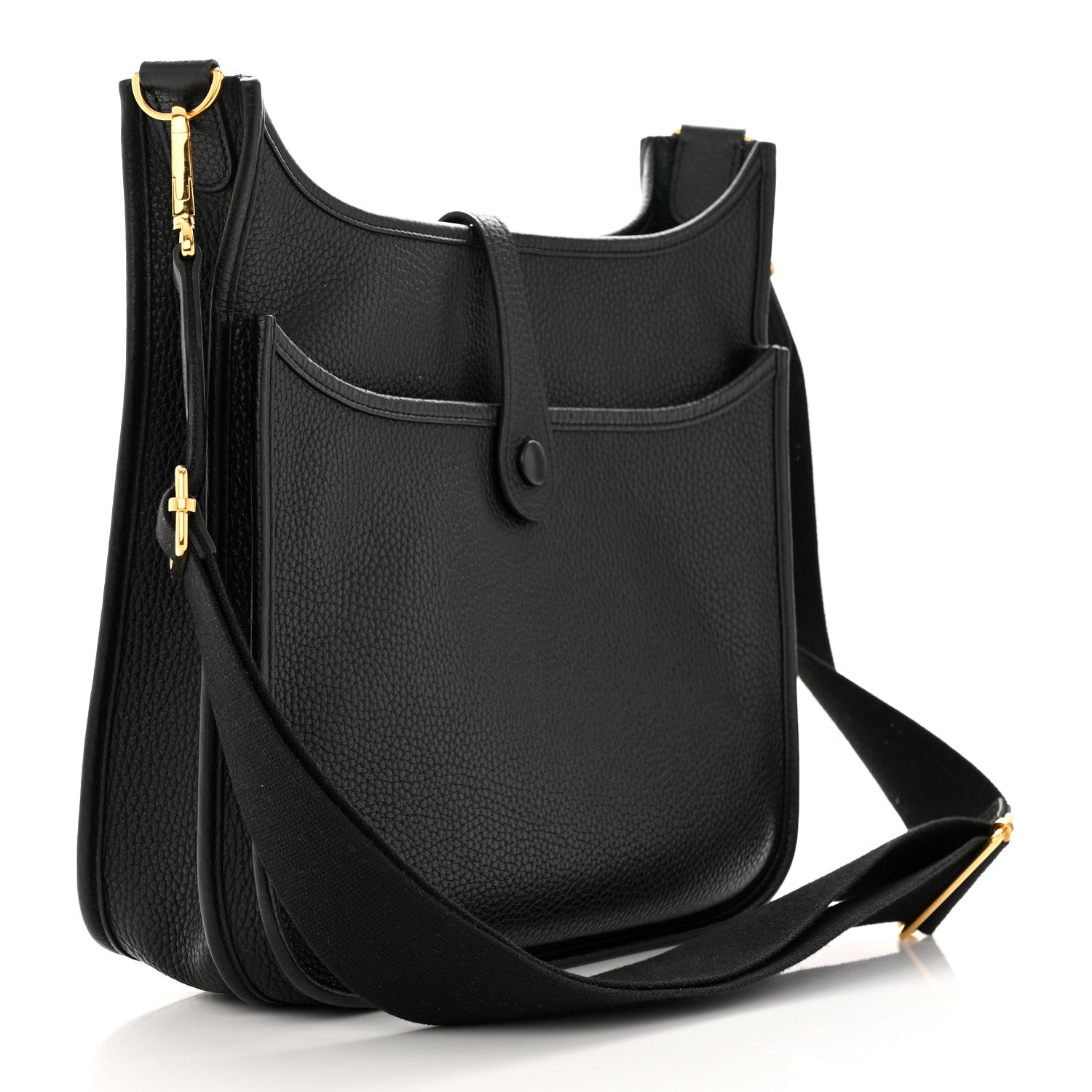 Hermes Taurillon Clemence Evelyne III PM Black 3 of 8
