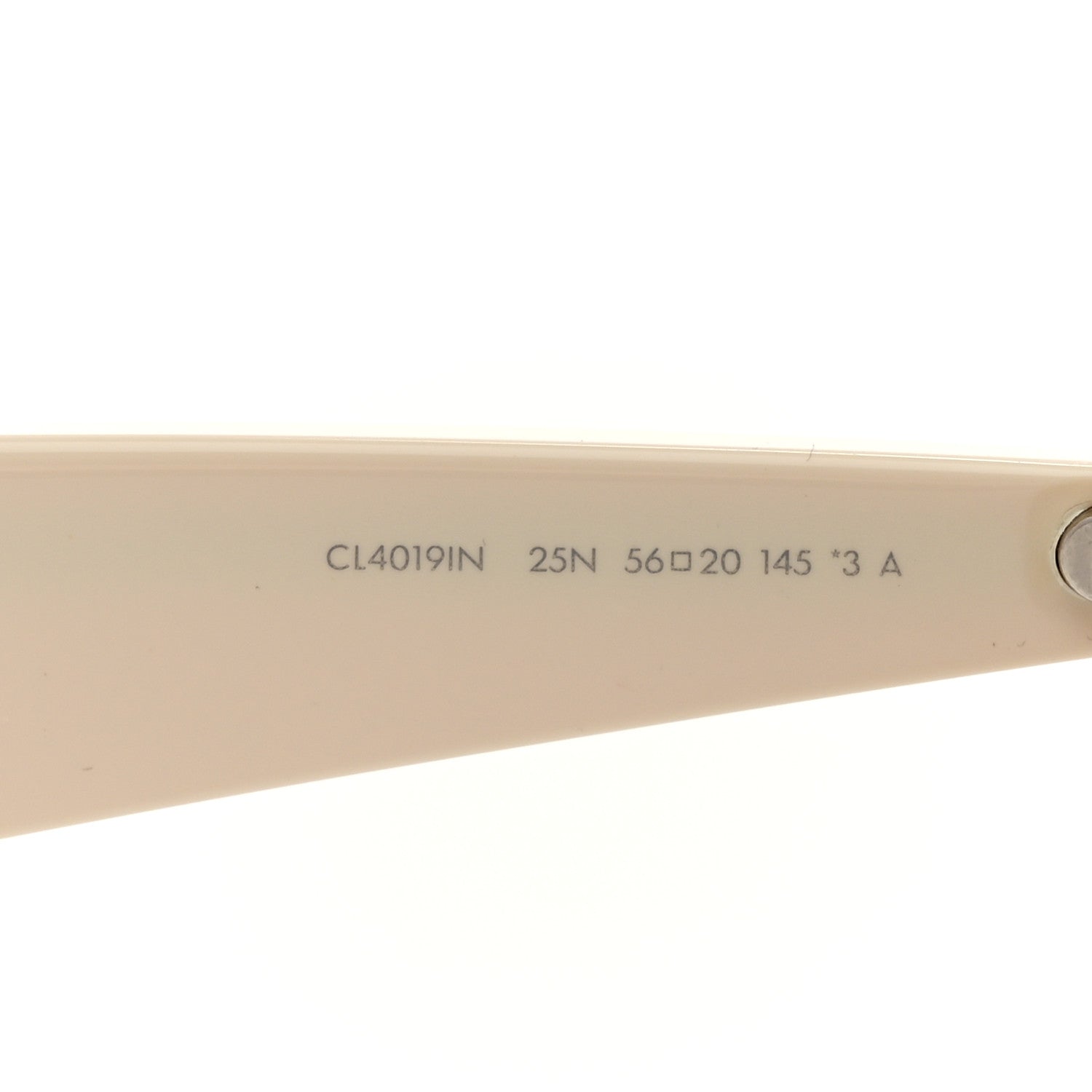 Celine Acetate Cat Eye Sunglasses CL40019I Ivory 5 of 9