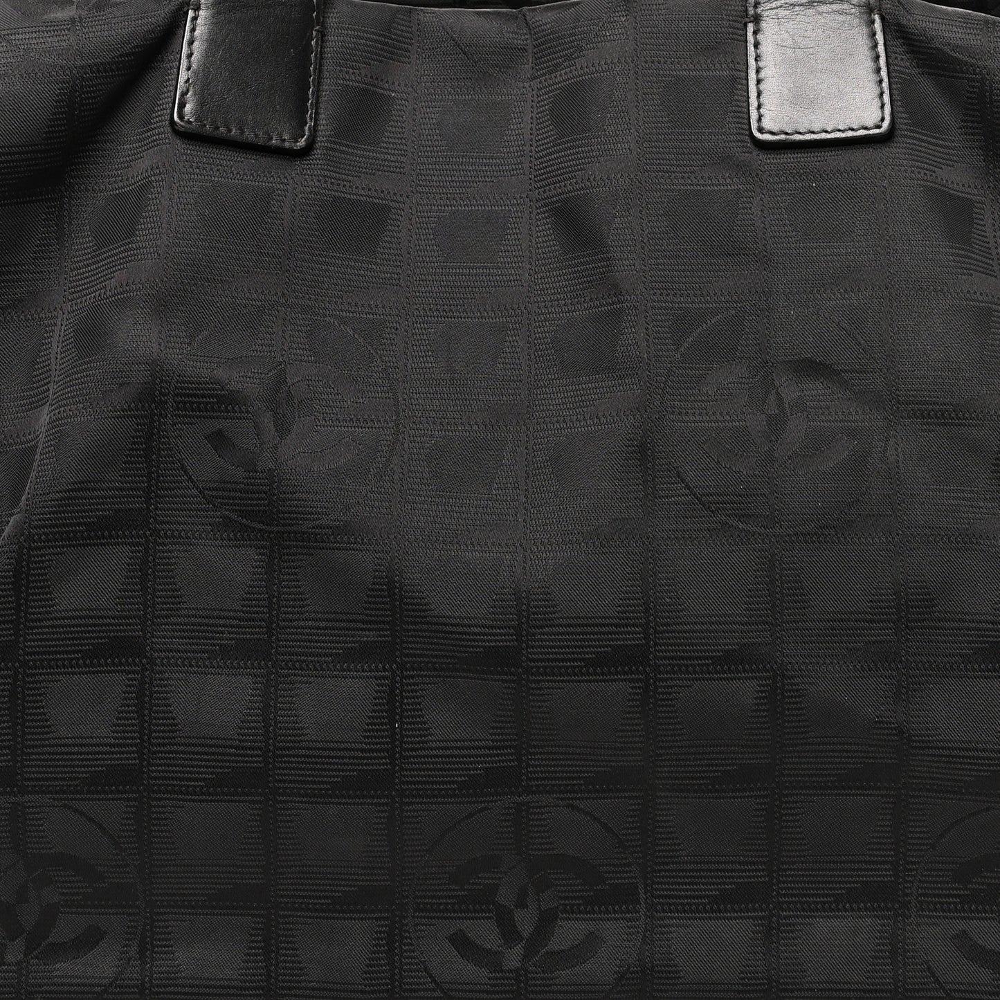 Nylon Medium Travel Tote Black