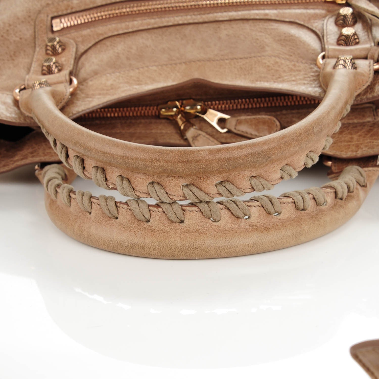 Balenciaga Agneau Giant 12 Rose Gold Hardware Town Seigle 4 of 8