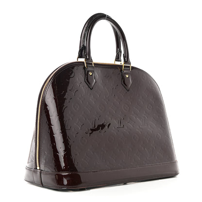 Louis Vuitton Vernis Alma GM Amarante 3 of 17