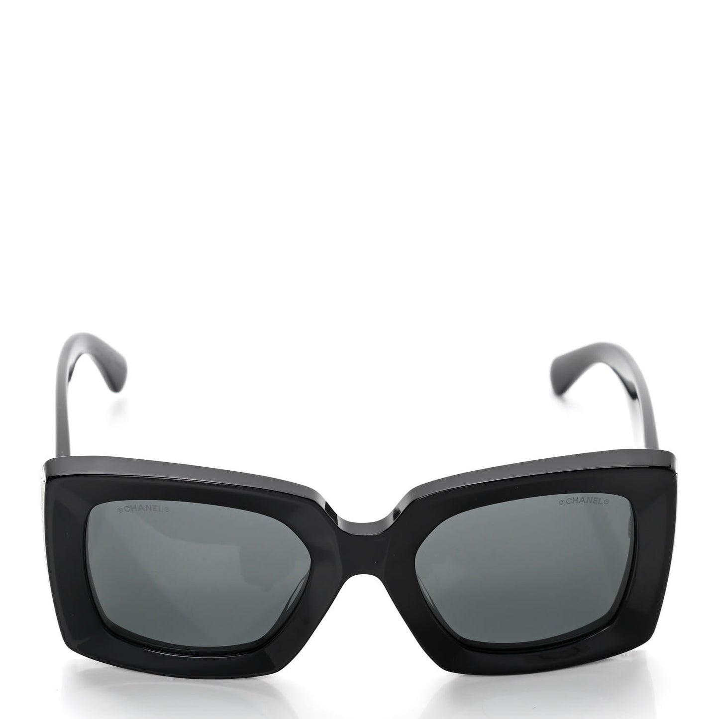 Acetate Rectangle Sunglasses 5435 Black