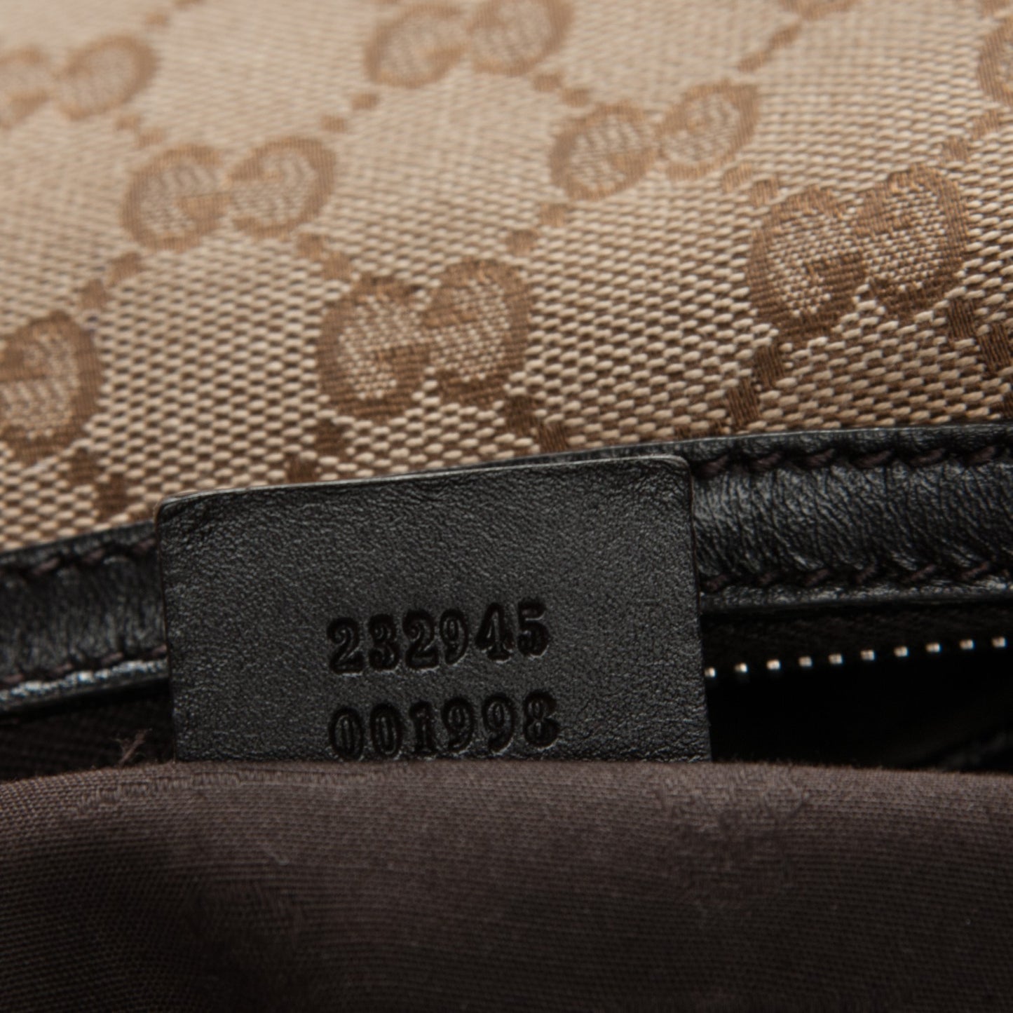 Monogram GG Twins Large Hobo Dark Brown