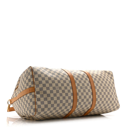 Louis Vuitton Damier Azur Keepall Bandouliere 55 3 of 9