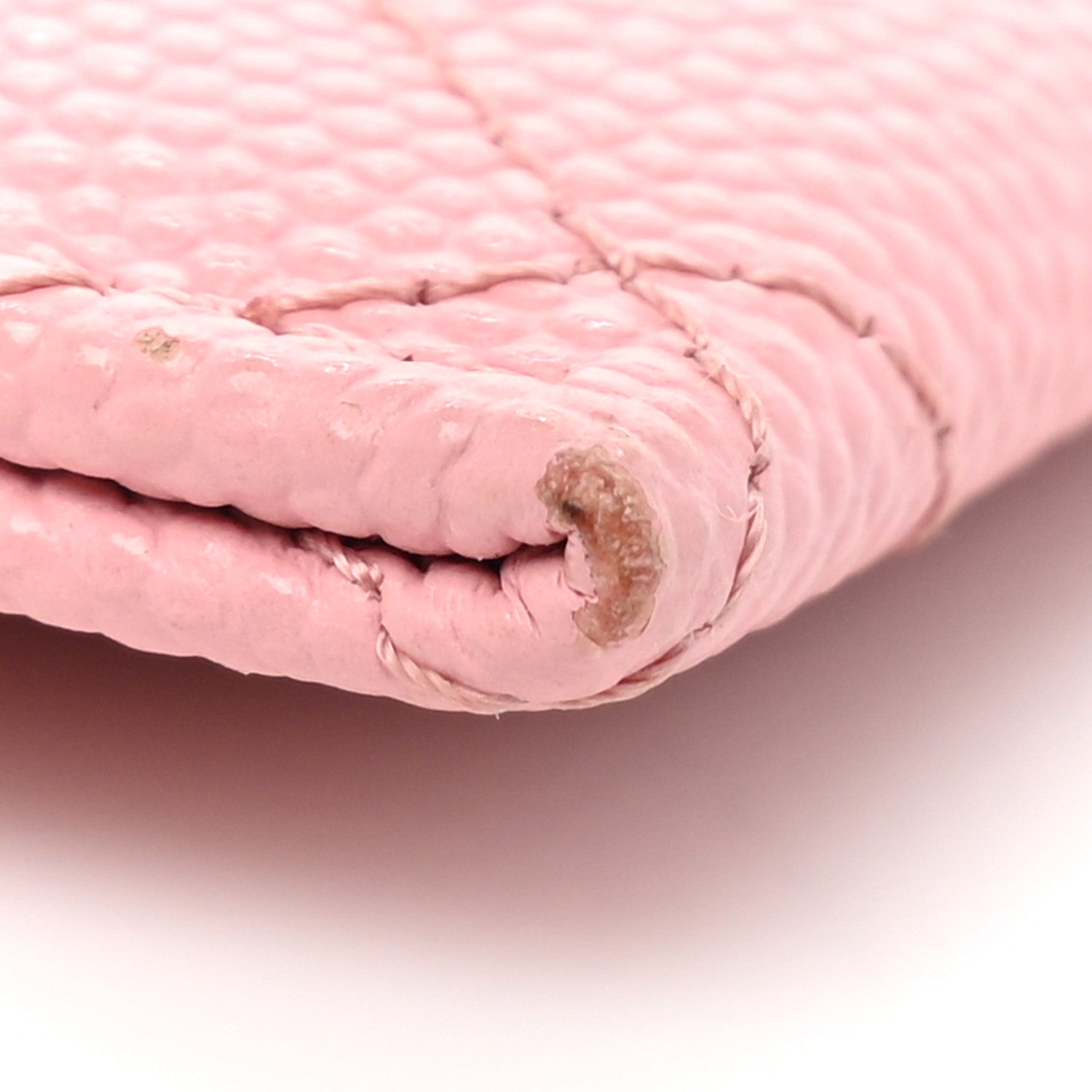 Chanel Caviar Quilted Card Holder Pink 11 of 13