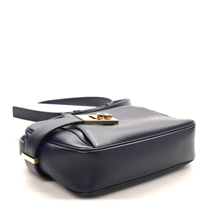 Salvatore Ferragamo Calfskin Gancio Small Camera Case Navy 4 of 9