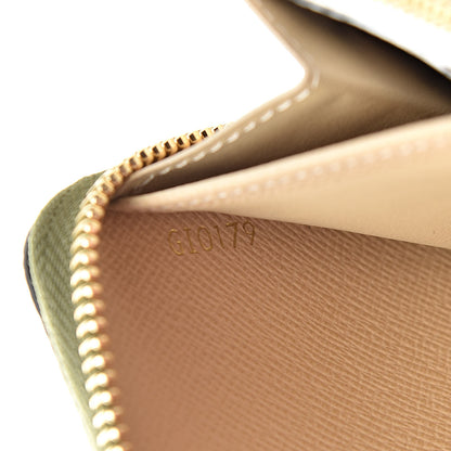 Louis Vuitton Monogram Giant Zippy Wallet Kaki White 7 of 7