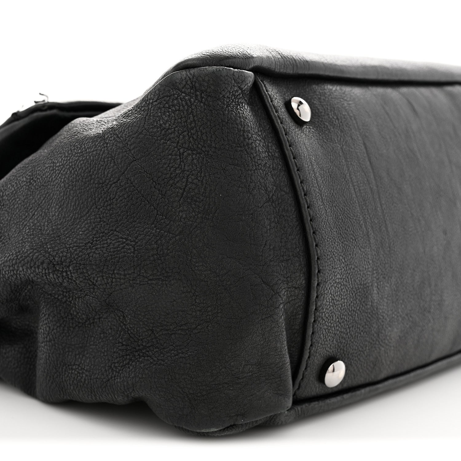 Chanel Calfskin Diamond Stitch Accordion Flap Black 9 of 12