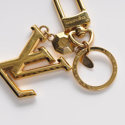Louis Vuitton LV Facettes Bag Charm Key Holder Gold 4 of 4