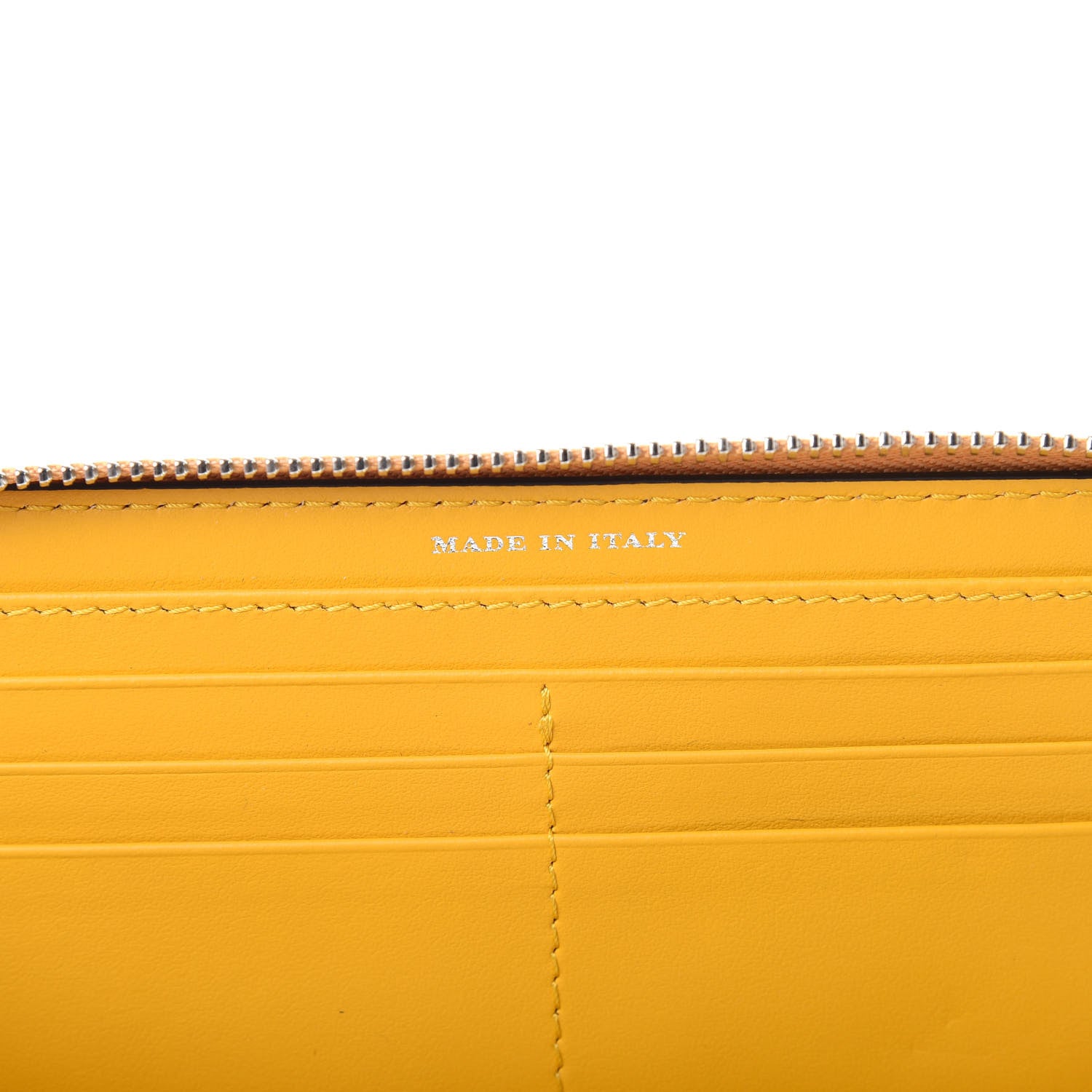 Burberry Vintage Check Graffiti Print Zip Around Wallet Yellow 7 of 10