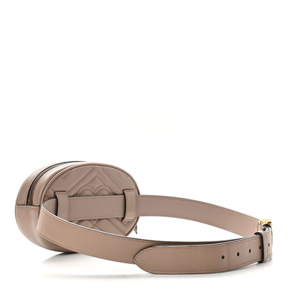 Gucci Calfskin Matelasse GG Marmont Belt Bag 95 38 Porcelain Rose 3 of 10