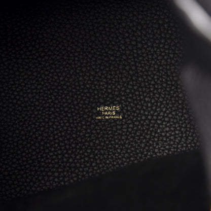 Hermes Taurillon Clemence Picotin Lock 22 MM Black 6 of 12