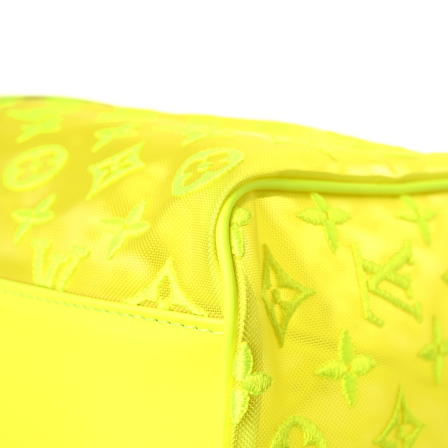 Monogram Fluo See Through Keepall Bandouliere 50 Yellow