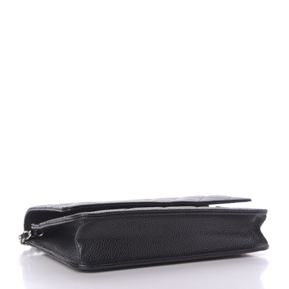 Chanel Caviar Quilted Wallet On Chain WOC Black 4 of 11