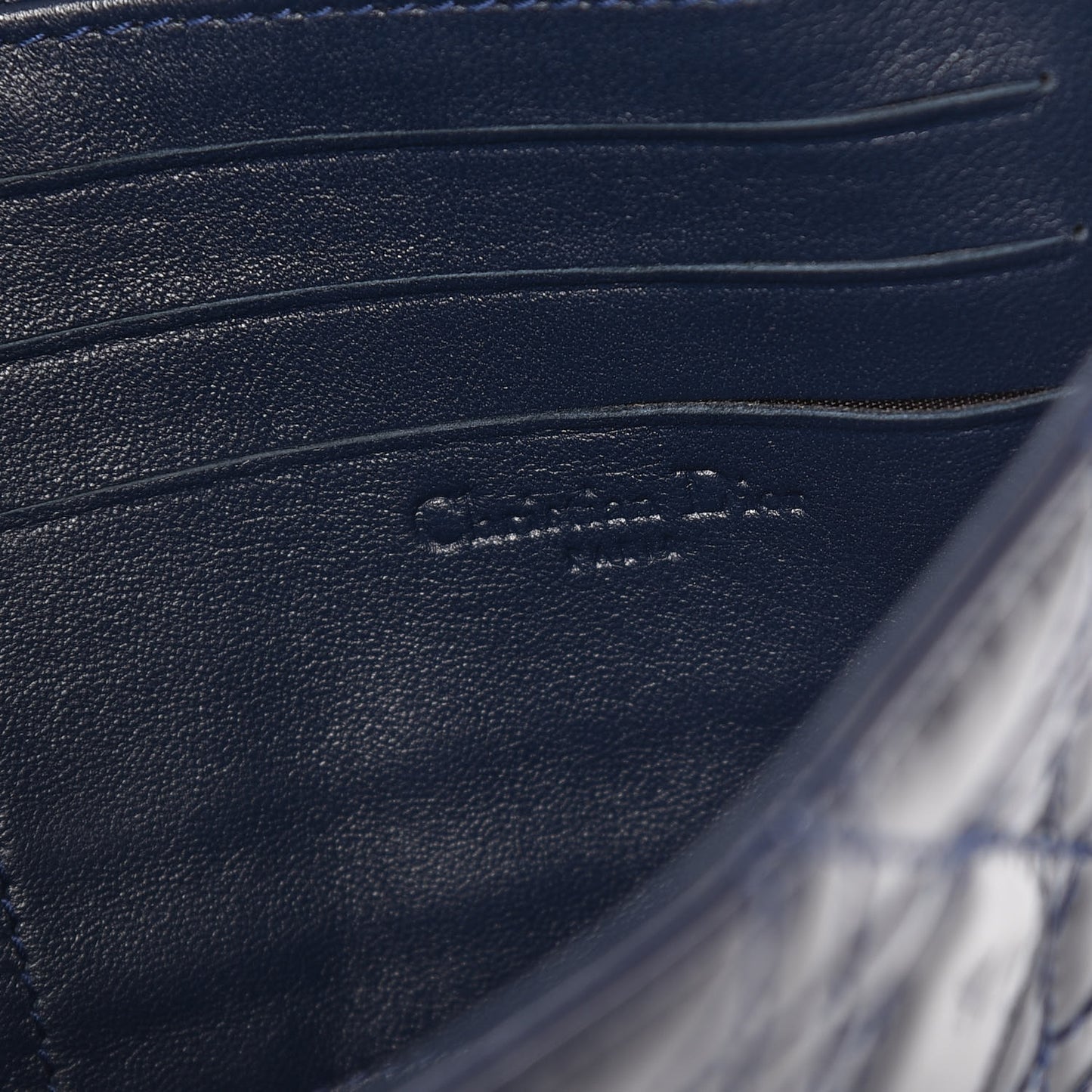 Patent Cannage New Lock Pouch Navy Blue