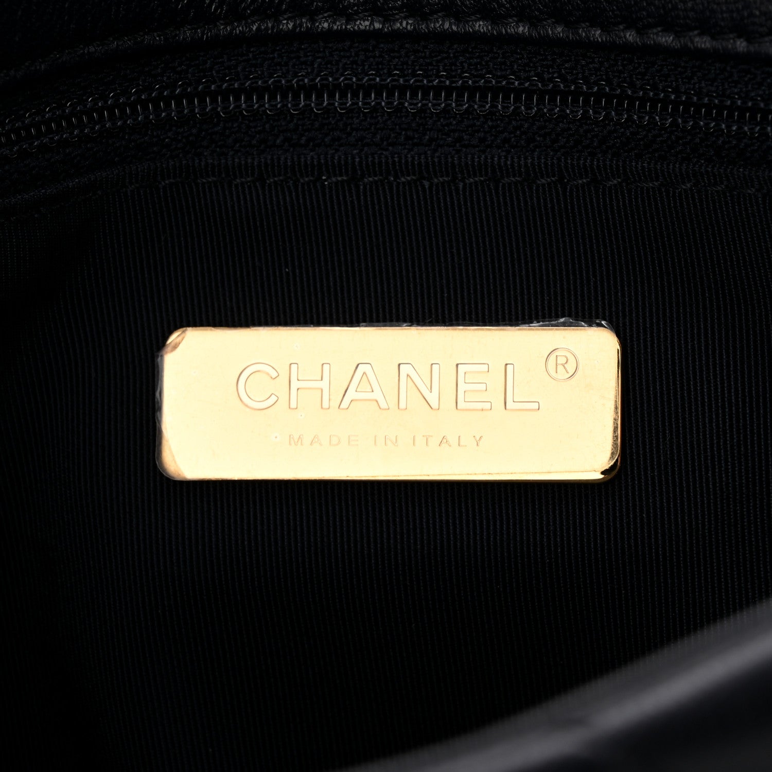 Chanel Lambskin Quilted Medium Chanel 19 Flap Navy Blue 6 of 10
