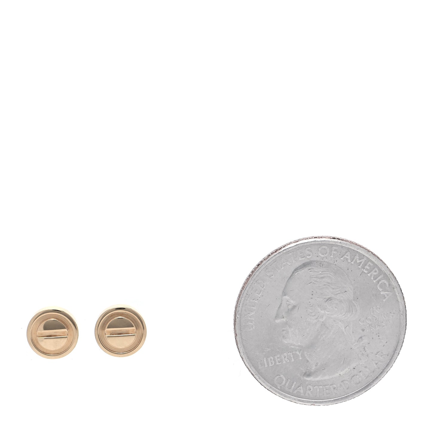 18K Yellow Gold LOVE Earrings