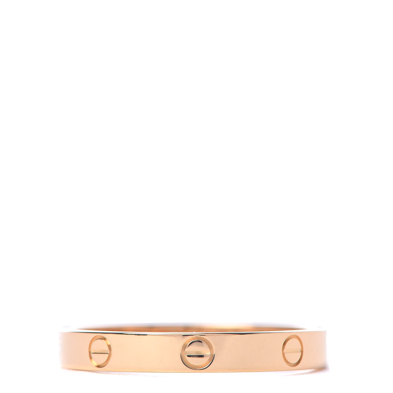 Cartier 18K Yellow Gold 3.5mm LOVE Wedding Band Ring 71 13.5 3 of 4