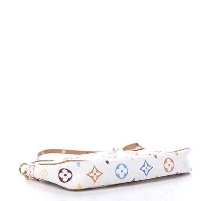 Louis Vuitton Monogram Multicolor Pochette Accessories White 3 of 13
