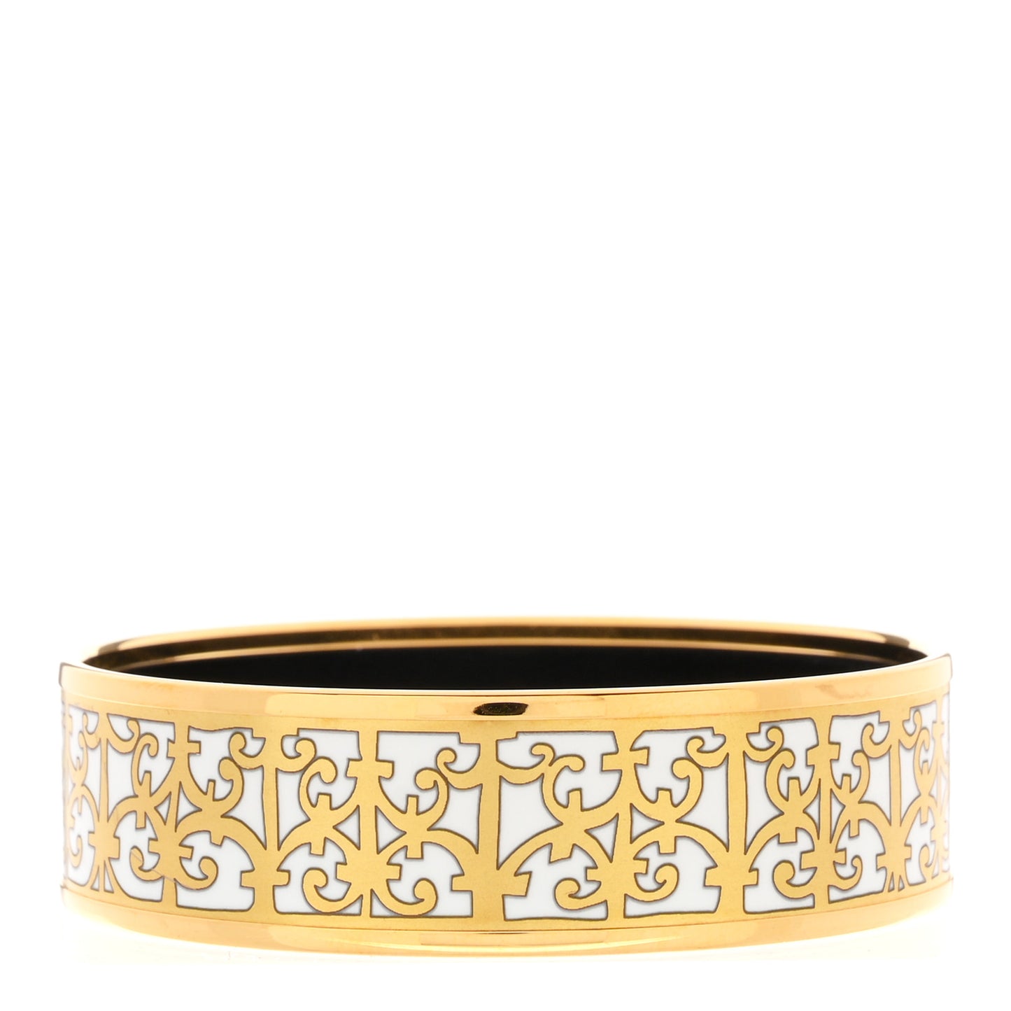 Enamel Printed Wide Balcons du Guadalquivir Bracelet 65 Gold