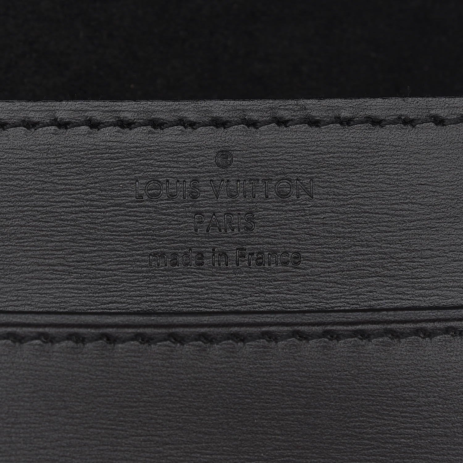 Louis Vuitton Calfskin Chain Louise GM NM Black 6 of 8