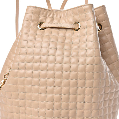 Celine Calfskin Quilted Small C Backpack Nude 11 of 13