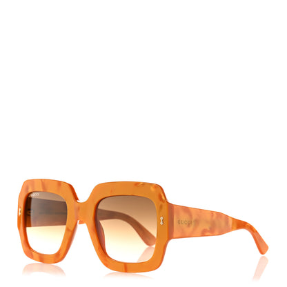 Gucci Acetate Square Sunglasses GG1111S Yellow 1 of 8