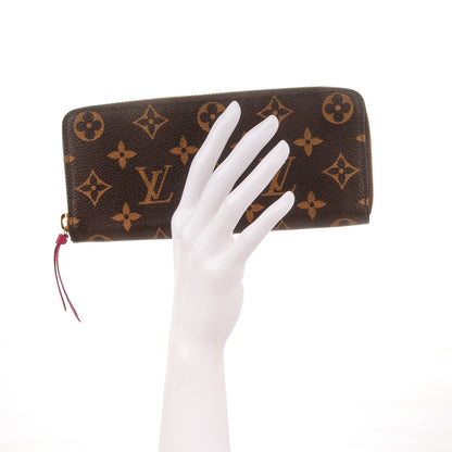 Louis Vuitton Monogram Clemence Wallet Fuchsia 2 of 8