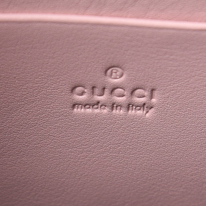 Gucci GG Supreme Monogram Calfskin Padlock Clutch Beige Perfect Pink 6 of 10