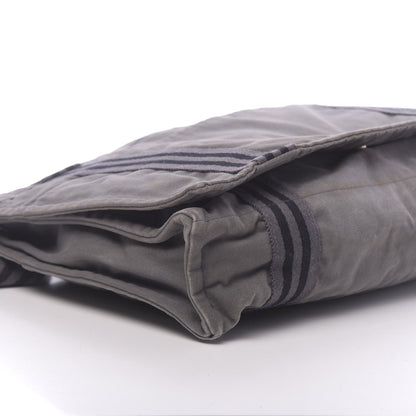 Hermes Canvas Herline Messenger Bag Grey 10 of 13