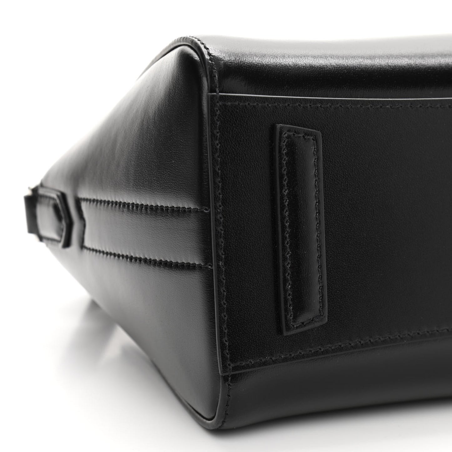 Shiny Lord Calfskin Mini Antigona Black