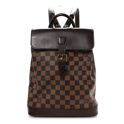 Louis Vuitton Damier Ebene Soho Backpack 1 of 8
