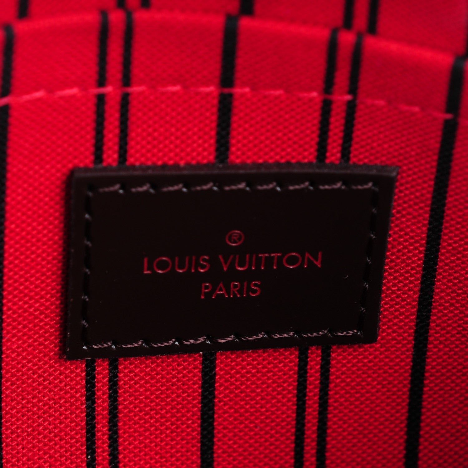 Louis Vuitton Damier Ebene Neverfull MM GM Pochette 6 of 7