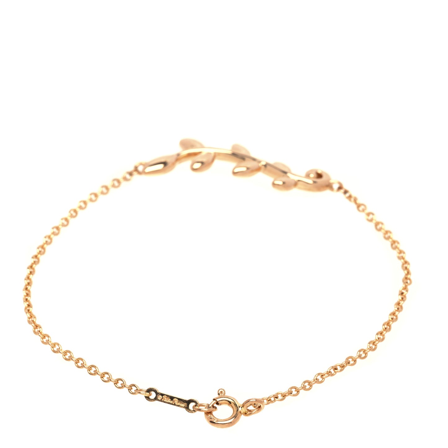 18K Rose Gold Paloma Picasso Olive Leaf Bracelet