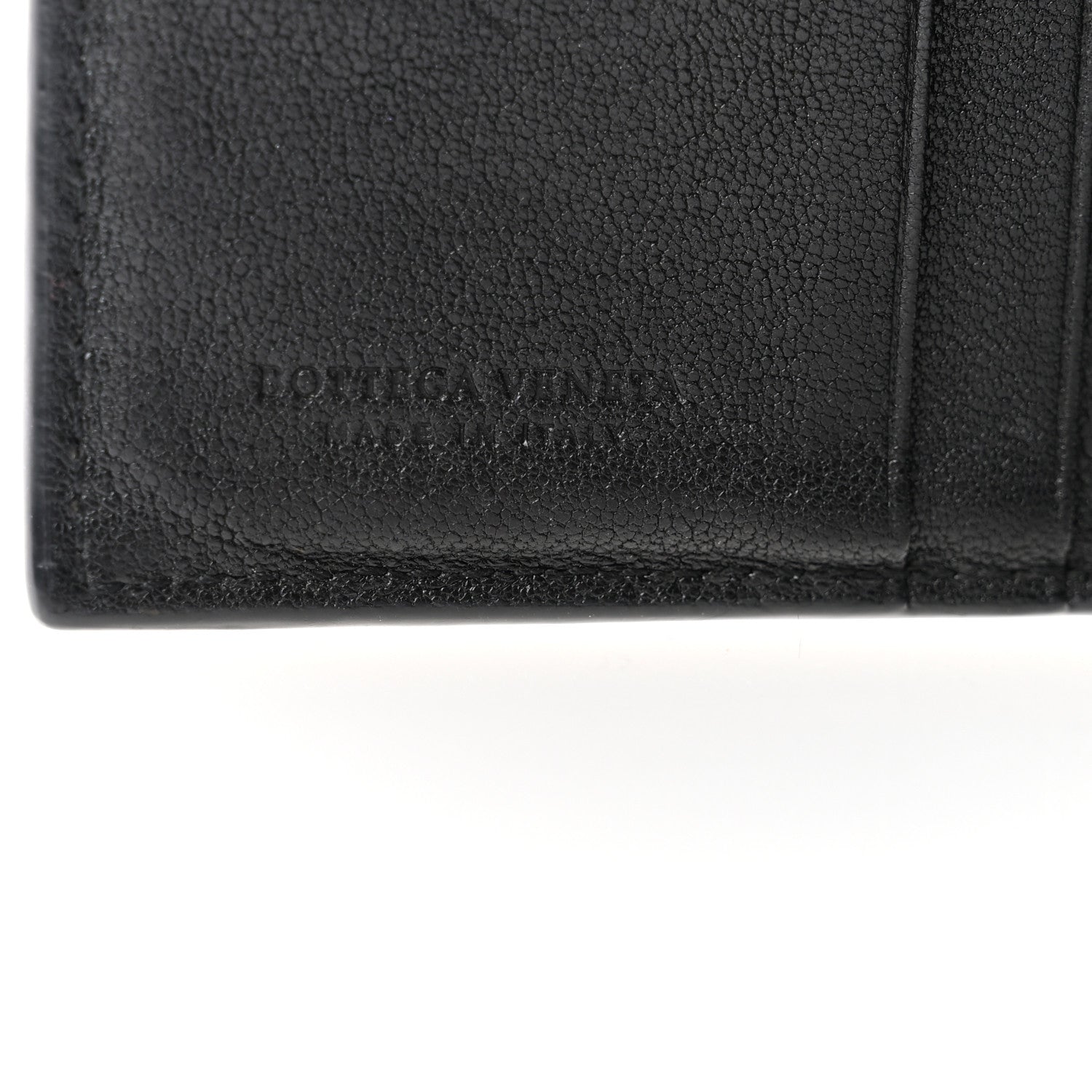 Bottega Veneta Nappa Intrecciato Tri-Fold Wallet Black 6 of 9