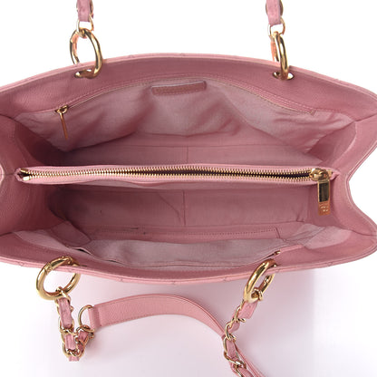 Chanel Caviar Quilted Grand Shopping Tote GST Pink 5 of 15