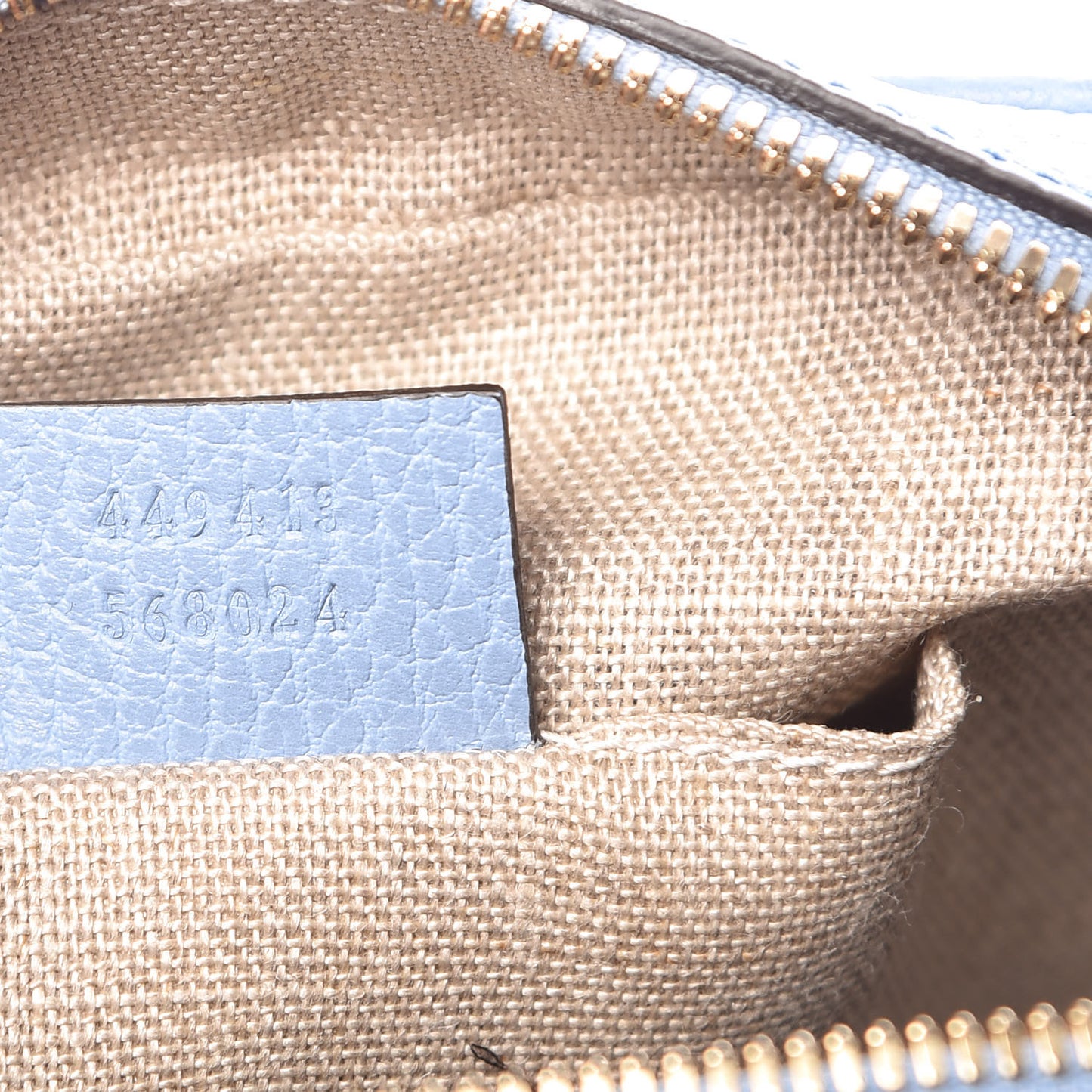 Monogram Mini Bree Messenger Bag Beige Mineral Blue