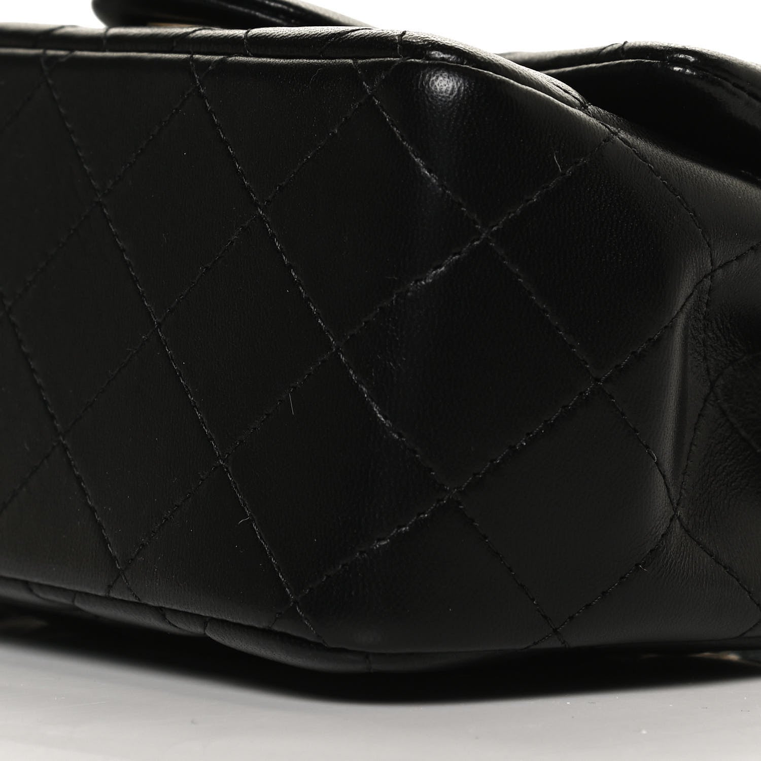 Chanel Lambskin Quilted Mini Square Flap Black 10 of 13