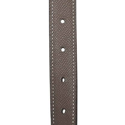 Hermes Swift Epsom 24mm H Belt 95 Black Etoupe 3 of 6