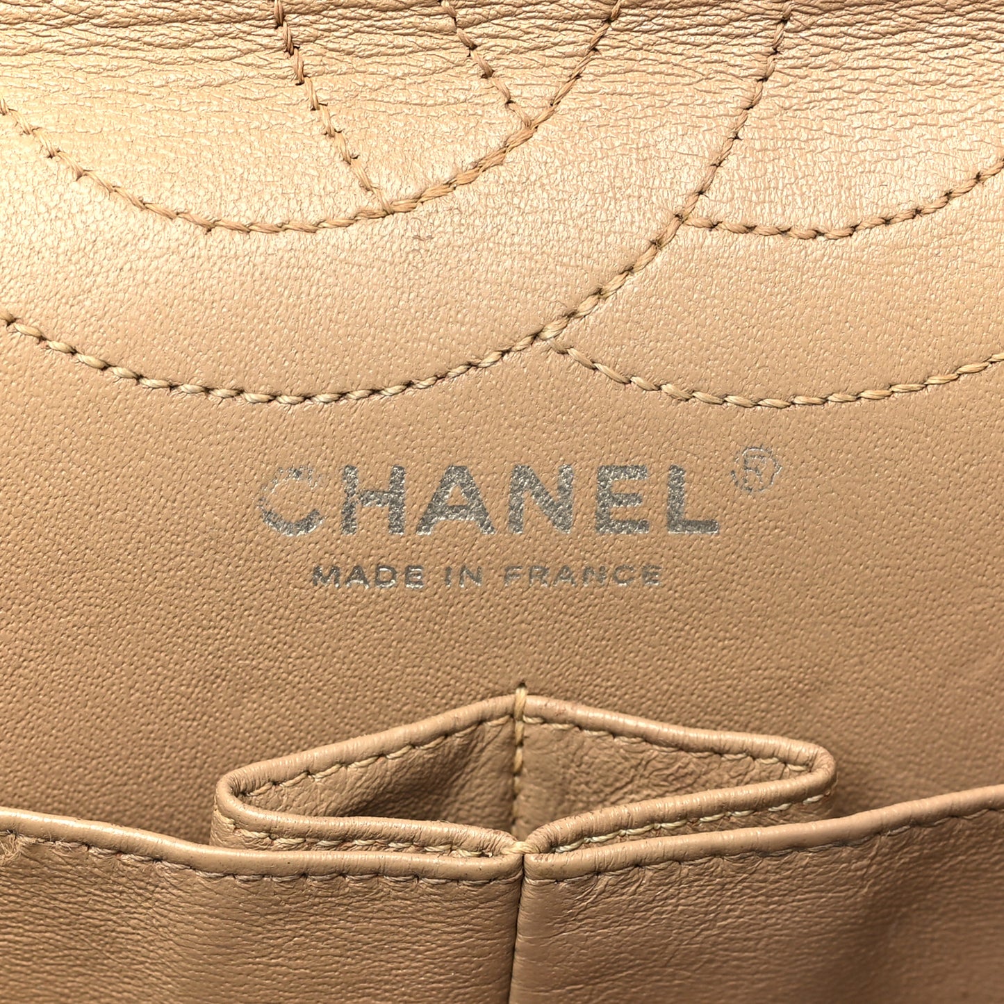 Metallic Aged Calfskin Quilted 2.55 Reissue 226 Flap Gold