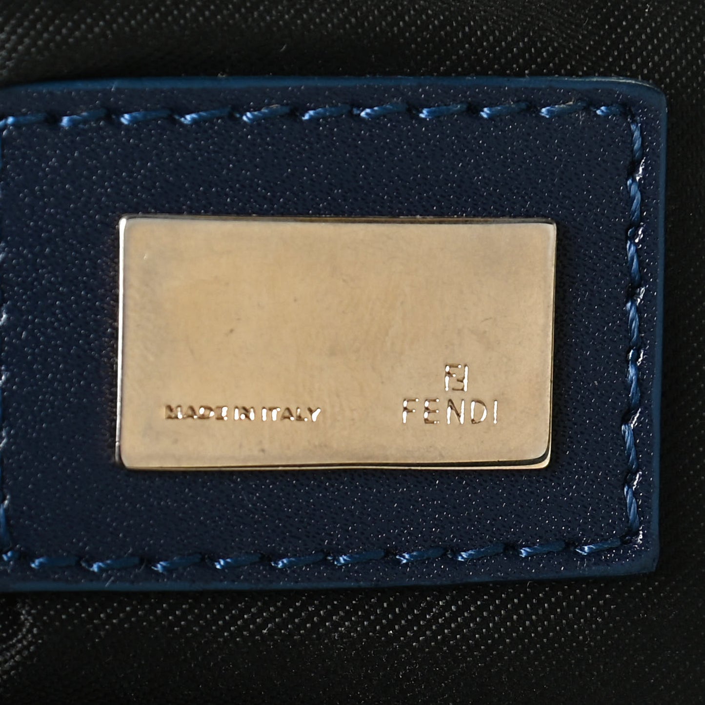 Zucchino Cuoio Ingrassato Shoulder Bag Beige Blue