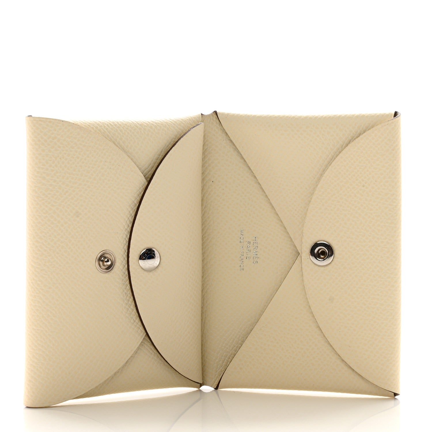 Hermes Epsom Calvi Duo Card Case Craie 5 of 7
